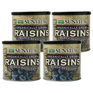 SUNVIEW 無籽黑葡萄乾, 284g, 4個