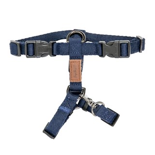 딩동펫 캐시미어 H 하네스 고리형, 네이비, 1개