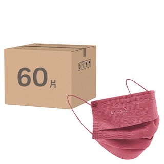 EYL'S 艾爾絲 醫用口罩 未滅菌, 櫻緋色, 30片, 2盒