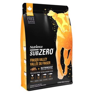 全新升級 subzero頂級無穀犬+凍乾, 火雞肉 + 雞肉 + 鮭魚, 4.5kg, 1袋