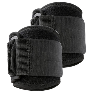 YORI優里嚴選 緩衝減震護肘 球類運動加壓護肘 棉質 透氣舒適, 51.5 x 5cm, 2個, 黑色