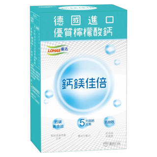 LOHAS 優活 鈣鎂佳倍細顆粒, 30包, 3g, 1盒