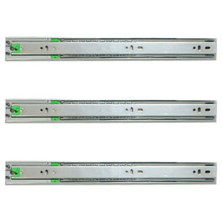 抽屜滑軌 3節寬版緩衝滑軌 550mm, 3個
