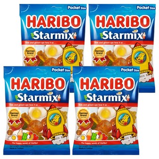 HARIBO Starmix明星總動員造型軟糖, 100g, 4包