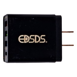 EDSDS PD +3.1A四孔快速充電器, EDS-USB103 顏色隨機, 1個
