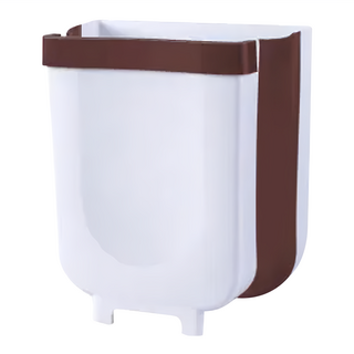 E.City 家用折疊櫃門掛式分類收納桶, 白色