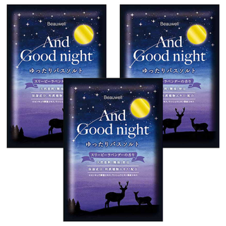 Beauwell AGN 舒眠香氛沐浴鹽 40g (舒眠薰衣草), 3包