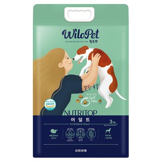 윌로펫 전연령 강아지 뉴트리탑 소프트 기능성 사료, 닭, 3kg, 1개