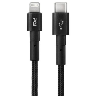 pqi 勁永 i-Cable LC Type-C to Lightning 蘋果數據線 支援PD快充, 1m, 黑色, 1條