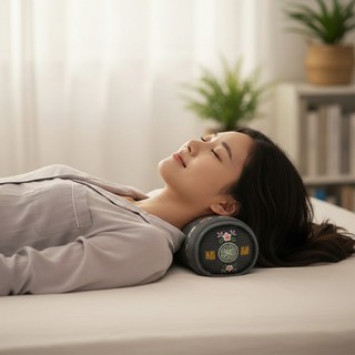 베고자니 피그먼트 편백메밀 경추 목 베개, 숯색, 1개