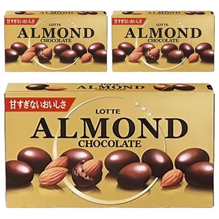 LOTTE 樂天 杏仁可可球, 46g, 3盒
