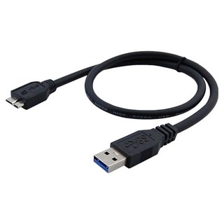 Cable 專業級USB 3.0超高速傳輸線 A公-Micro10P公 50cm, 1條, CVW-U3BAMC10PP050