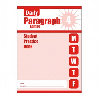 Jybooks Daily Paragraph Editing 4 StudentBook 筆記天天練習本, 粉紅色, 1本