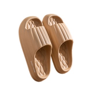 헨센 무소음 EVA 말랑 거실 슬리퍼, 베이지, 1개