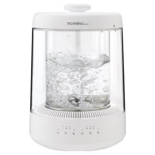 대웅 루미글라스 스팀가열 가습기 4L, 화이트, DWF-4035L