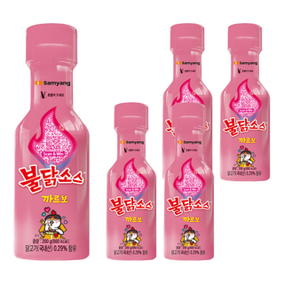 삼양 까르보불닭소스, 200g, 5개