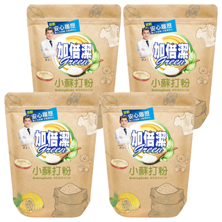 加倍潔 小蘇打環保萬用去污粉 天然清潔劑, 1kg, 4包