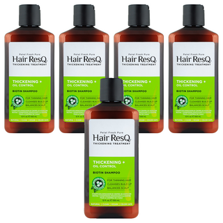 Petal Fresh 救髮B咖啡因洗髮精 油性髮質 無矽靈, 355ml, 5瓶