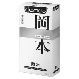 okamoto 岡本 Skinless蝶薄型保險套, 10個, 1盒