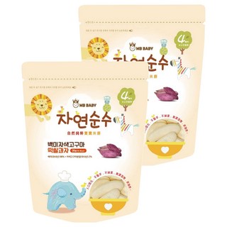 MB BABY 萌寶寶 大米餅 4個月以上, 紫地瓜, 20g, 2包