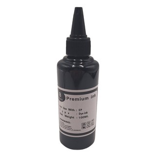 NEXTPAGE 台灣榮工 Dye Ink 可填充染料墨水瓶 適用於 EPSON印表機 100ml, 黑色, 1瓶