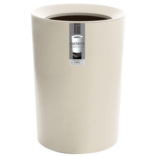 ASVEL 優雅分離式垃圾桶 丸型, 白色