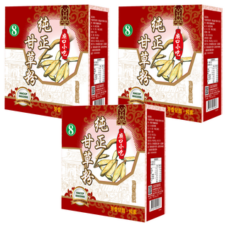 小磨坊 廟口小吃 純正甘草粉, 300g, 3盒