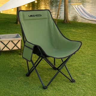 레토 경량 접이식 와이드 롱 컴포트 캠핑의자 LCP-CL06, 카키, 1개