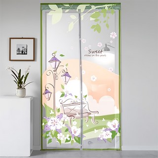 ALTTEURI Summercool 磁吸防蚊門簾 90 x 210cm 公園款 磁力自動閉合