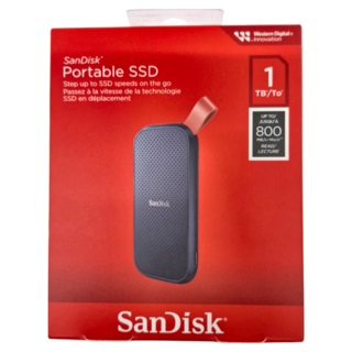 SanDisk 晟碟 E30 外接式硬碟, 1TB, 黑色