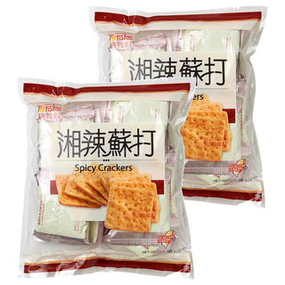 福義軒 湘辣蘇打餅, 306g, 2袋