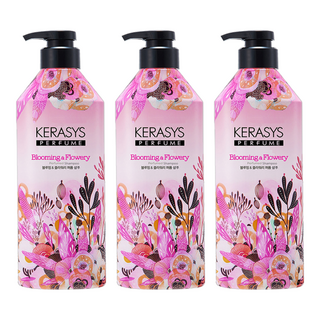 KERASYS 綻放花香香水洗髮精, 980ml, 3瓶