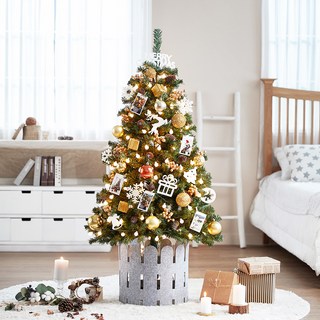 auting 聖誕樹樹燈全套組, 金色日落, 1.3m