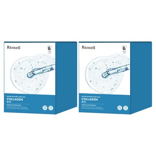 Ricocell Nature膠原蛋白彈力保濕面膜, 30片, 2盒