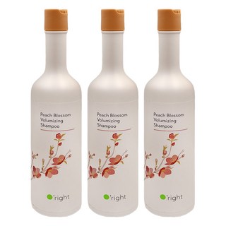 Oright 歐萊德 桃花豐盈洗髮精, 400ml, 3瓶