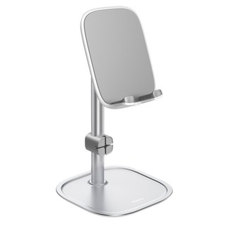 Baseus 倍思 文藝青年桌面支架, 35°調節 手機/平板支架, 銀色, 1個