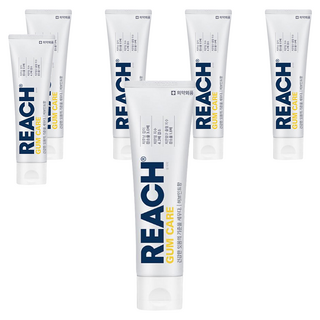 REACH 麗奇 齒科專家牙齦護理牙膏, 120g, 6條