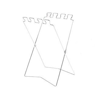 comet 摺疊攜帶式垃圾袋立掛架, 銀色, 1個