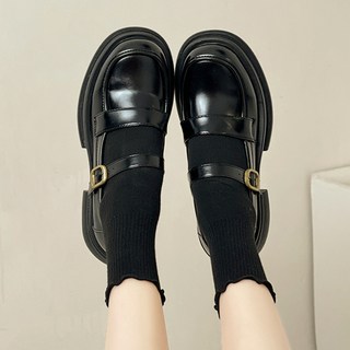 RABLE 女款扣帶厚底樂福鞋 4.5cm