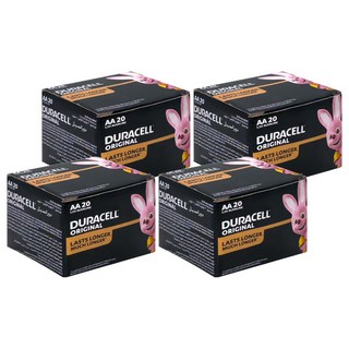 DURACELL 金頂 台灣公司貨 經典鹼性AA電池 3號, 20個裝, 4盒