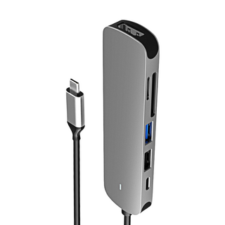 CorPro 核心聯環 6合1 USB-C Hub 輕便多工擴充轉接器 支援HDMI, 1個, 單一商品