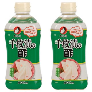 OTafUKU 御多福 醃蘿蔔用醋, 2瓶, 500ml