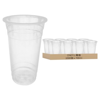 萬福 透明杯 Y700 口徑95mm, 700ml, 1組, 1000入