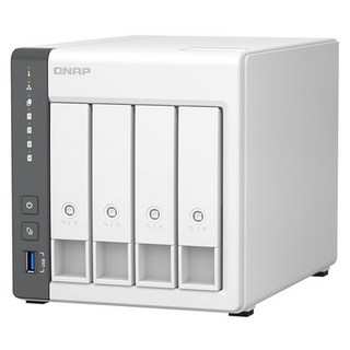 QNAP 威聯通 4Bay NAS 網路儲存伺服器, TS-433-4G, 1個