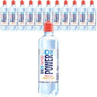 Power O2 水蜜桃葡萄柚風味, 500ml, 12個