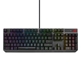 ASUS 華碩 REPUBLIC OF GAMERS Strix Scope RX 光學機械電競鍵盤 原廠保固, XA05, 黑色, 紅軸