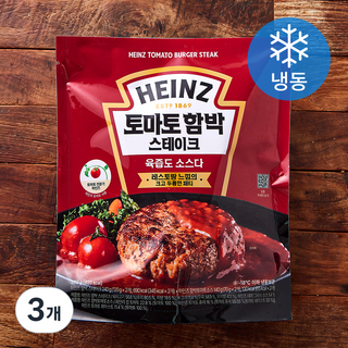 하인즈 토마토 함박 스테이크 (냉동), 380g, 3개
