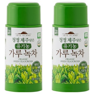 다농원 청정 제주 담은 유기농 가루녹차, 40g, 1개입, 2개