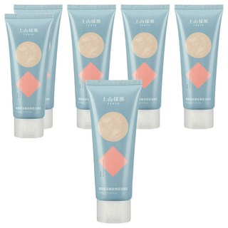 tsaio 上山採藥 龍膽草深層去角質洗顏乳 含植物萃取精華 含杏核粒子, 100g, 6條