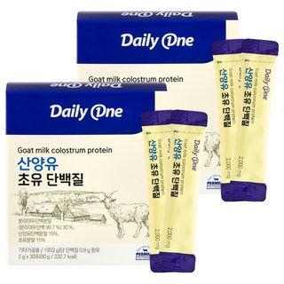 Daily One 山羊初乳蛋白粉隨身包, 2盒, 60g